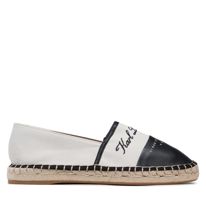 Еспадрили KARL LAGERFELD KL80123 Екрю цвят на ниска цена