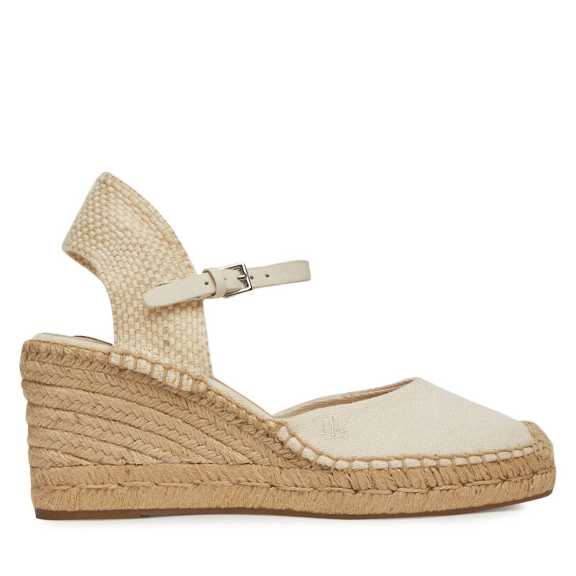 Еспадрили LAUREN RALPH LAUREN Robby 802961836004 Бял цвят на ниска цена