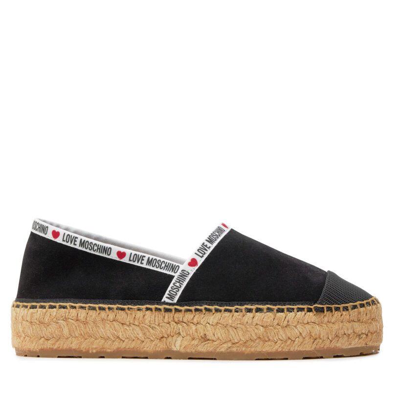 Еспадрили LOVE MOSCHINO JA10553G0IIG0000 Черен цвят на ниска цена