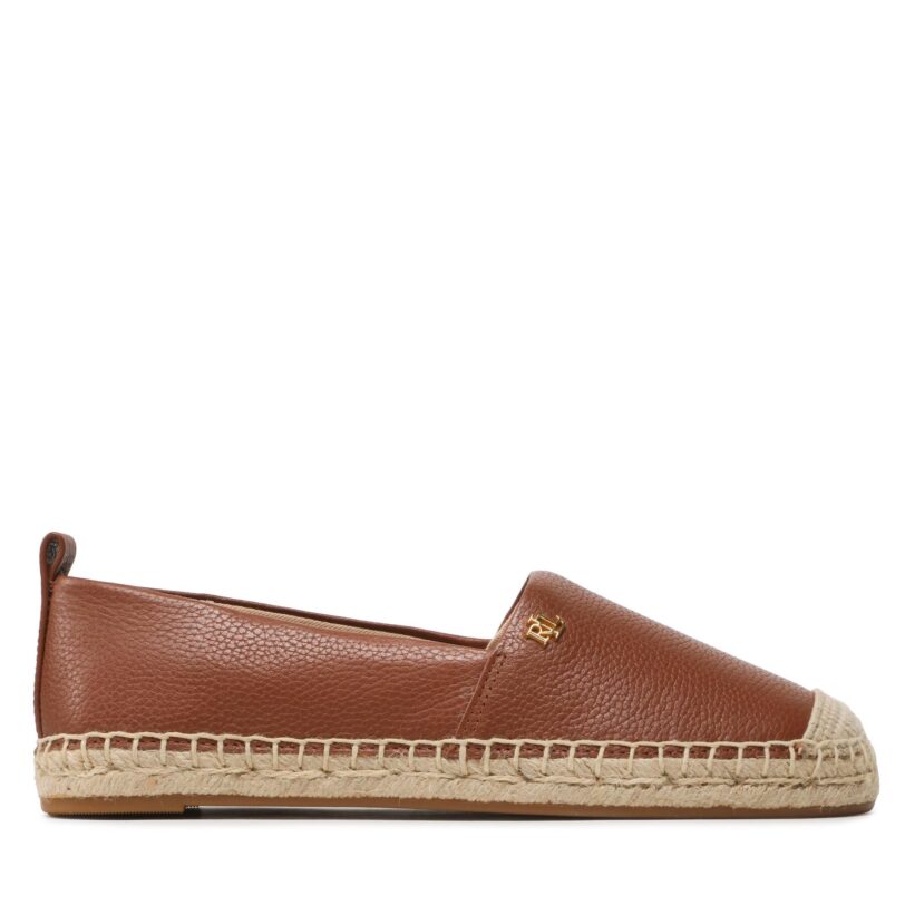 Еспадрили Lauren Ralph Lauren Cameryn IV 802905304002 Кафяв цвят на ниска цена