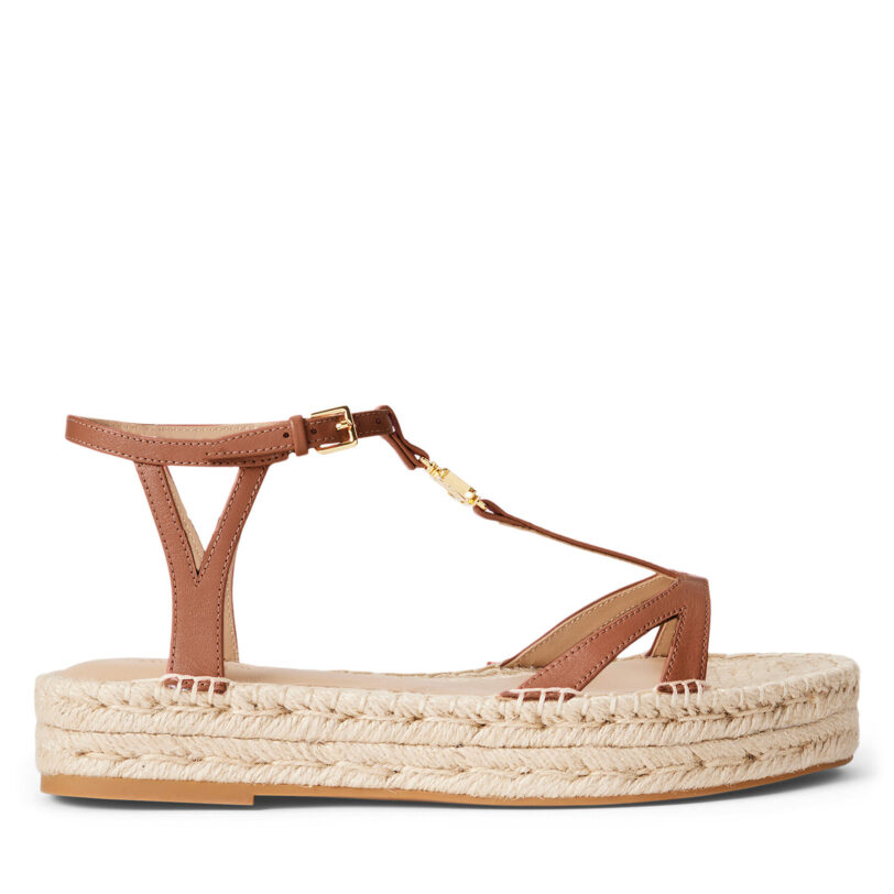 Еспадрили Lauren Ralph Lauren Payton 802927966001 Кафяв цвят на ниска цена