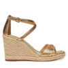 Еспадрили MICHAEL Michael Kors Mandy Wedge 40R5MAMS2M Златист цвят на ниска цена