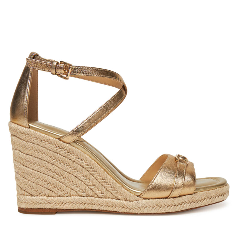 Еспадрили MICHAEL Michael Kors Mandy Wedge 40R5MAMS2M Златист цвят на ниска цена
