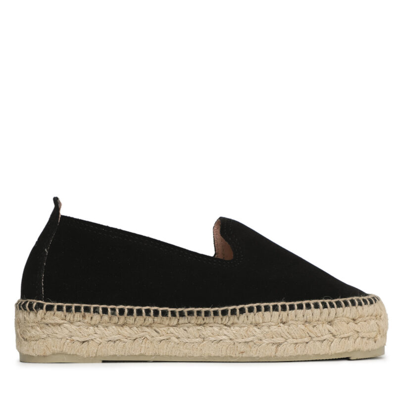 Еспадрили Manebi Double Sole Espadrilles K 1.0 D0 Черен цвят на ниска цена