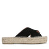 Еспадрили Manebi Double Sole X Bands Sandals K 1.0 DX Черен цвят на ниска цена