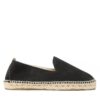 Еспадрили Manebi Flat Espadrilles K 1.0 C0 Черен цвят на ниска цена