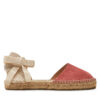 Еспадрили Manebi Hamptons Flat Valenciana Espadrilles R 7.0 P0 Бордо цвят на ниска цена