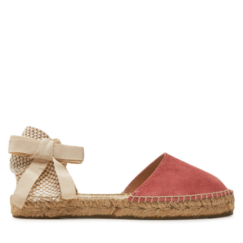 Еспадрили Manebi Hamptons Flat Valenciana Espadrilles R 7.0 P0 Бордо цвят на ниска цена