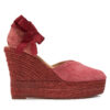 Еспадрили Manebi Hamptons Heart-Shaped Wedge Espadrilles W 2.1 WH Розов цвят на ниска цена