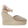 Еспадрили Manebi Heart-Shaped Wedge Espadrilles O 7.1 WH Бежов цвят на ниска цена