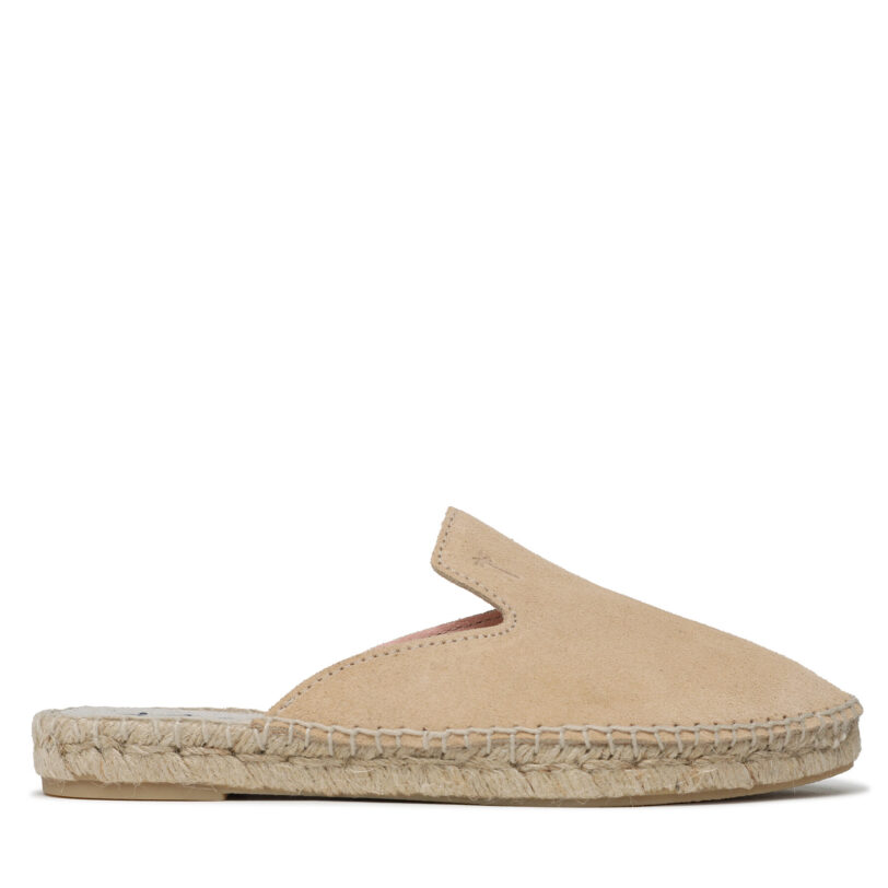 Еспадрили Manebi Suede Mules M 1.1 M0 Бежов цвят на ниска цена