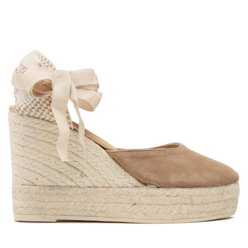 Еспадрили Manebi Wedge Espadrilles W 1.9 WV Кафяв цвят на ниска цена