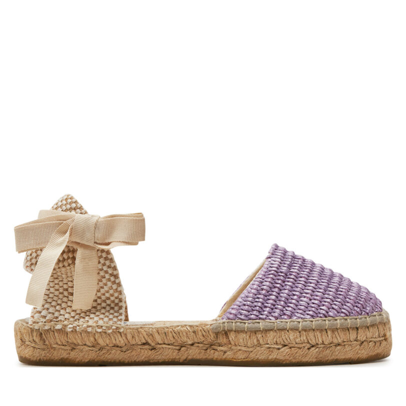Еспадрили Manebi Yucatan Flat Valenciana Espadrilles G 3.3 P0 Виолетов цвят на ниска цена