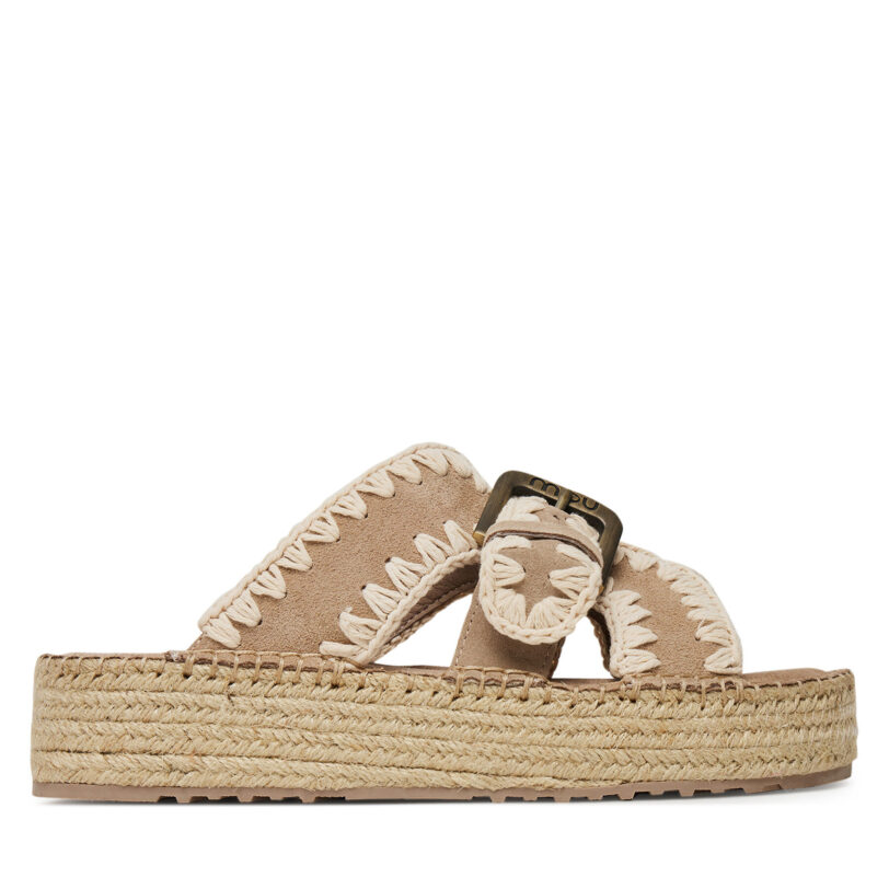 Еспадрили Mou Jute sandal MU.SW641003A Розов цвят на ниска цена