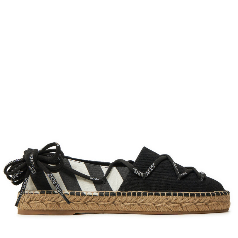 Еспадрили Off-White OWIB002R21FAB0016110 Черен цвят на ниска цена