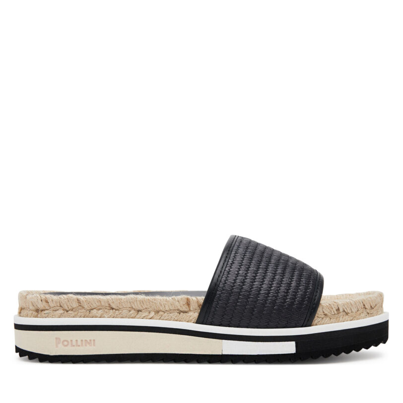 Еспадрили Pollini SA28295G0MTN100A Черен цвят на ниска цена