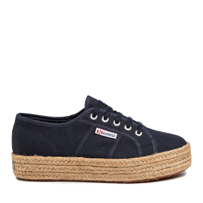 Еспадрили Superga 2730 Cotropew S00CF20 Тъмносин цвят на ниска цена