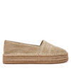 Еспадрили Tommy Hilfiger Denim Platform Espadrille FW0FW08543 Бежов цвят на ниска цена