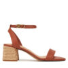 Еспадрили Tommy Hilfiger Leather Ankle Strap Espad Sandal FW0FW08533 Кафяв цвят на ниска цена