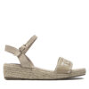 Еспадрили Tommy Hilfiger Rope Wedge Sandal T3A7-33287-0890 S Бежов цвят на ниска цена