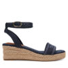 Еспадрили Tommy Hilfiger Tommy Hilfiger Espad Mid Wedge FW0FW08805 Тъмносин цвят на ниска цена