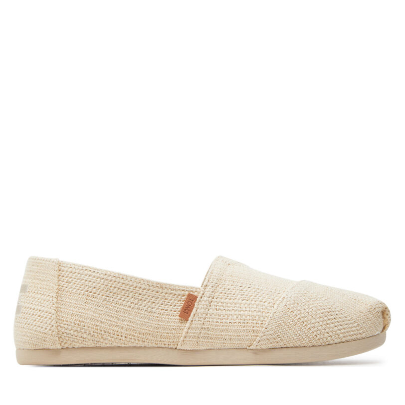 Еспадрили Toms Alpargata 10020656 Екрю цвят на ниска цена