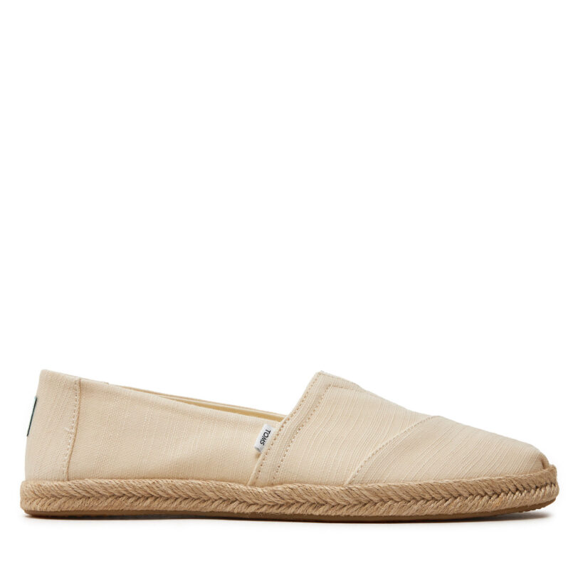 Еспадрили Toms Alpargata Rope 10019682 Екрю цвят на ниска цена