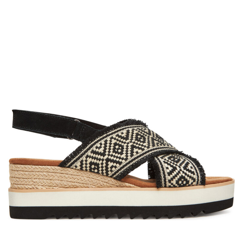 Еспадрили Toms Diana 10021961 Черен цвят на ниска цена