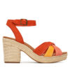 Еспадрили Toms Majorca Strappy 10021951 Червен цвят на ниска цена