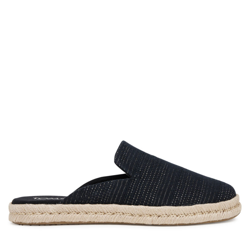 Еспадрили Toms Santiago Mule 10021880 Черен цвят на ниска цена
