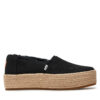 Еспадрили Toms Valencia 10019795 Черен цвят на ниска цена
