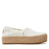 Еспадрили Toms Valencia 10019820 Бял цвят на ниска цена