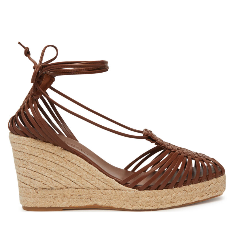 Еспадрили Weekend Max Mara Quirino 2515521115670 Кафяв цвят на ниска цена