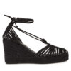 Еспадрили Weekend Max Mara Quirino 2515521115670 Черен цвят на ниска цена