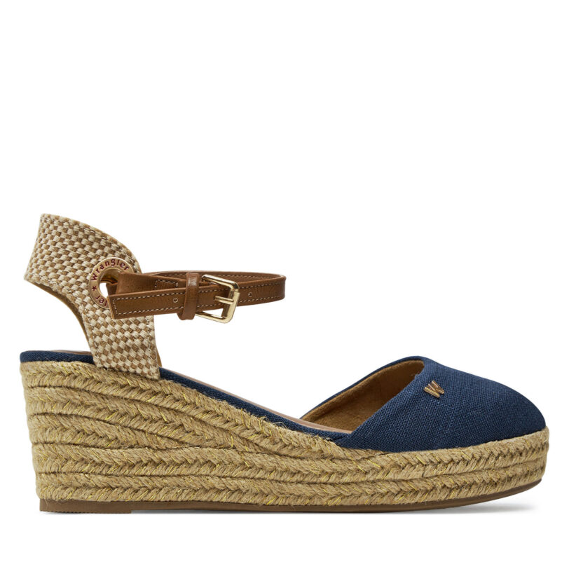 Еспадрили Wrangler Bela Women Semi Wedge 20241055 Тъмносин цвят на ниска цена