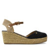 Еспадрили Wrangler Bela Women Semi Wedge 20241055 Черен цвят на ниска цена