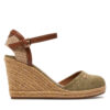 Еспадрили Wrangler Brava Women Wedge 20241056 Каки цвят на ниска цена