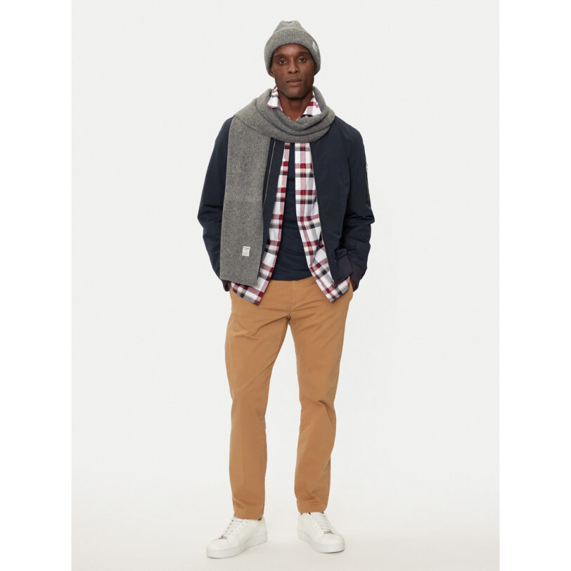 Зимен шал Pepe Jeans PM060138 Сив цвят на ниска цена