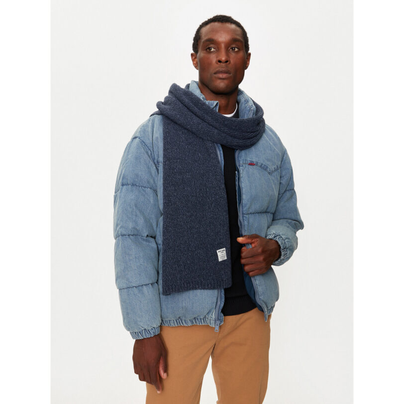 Зимен шал Pepe Jeans PM110460 Тъмносин цвят на ниска цена