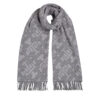 Зимен шал Tommy Hilfiger Monogram AW0AW16650 Сив цвят на ниска цена