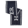 Зимен шал Tommy Hilfiger Monotype Scarf AM0AM11738 Тъмносин цвят на ниска цена