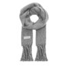 Зимен шал Tommy Hilfiger Tommy Twist Scarf AW0AW15530 Сив цвят на ниска цена