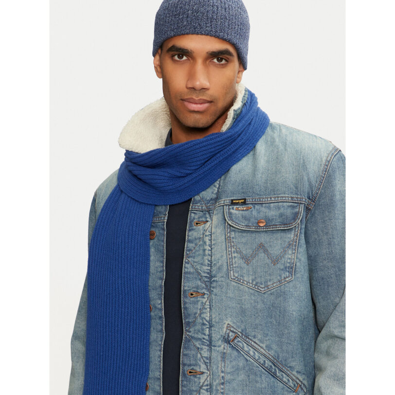 Зимен шал United Colors Of Benetton 1302U0723 Тъмносин цвят на ниска цена