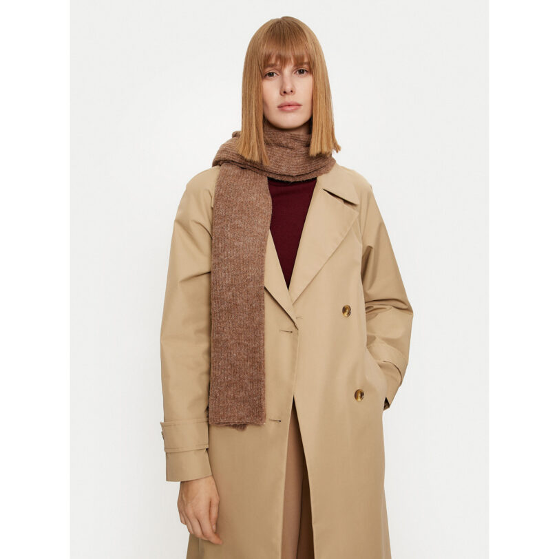 Зимен шал Vero Moda 10313639 Кафяв цвят на ниска цена