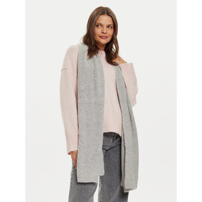 Зимен шал Vero Moda 10313639 Сив цвят на ниска цена