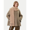 Зимен шал Weekend Max Mara Bardies 2525746035 Кафяв цвят на ниска цена