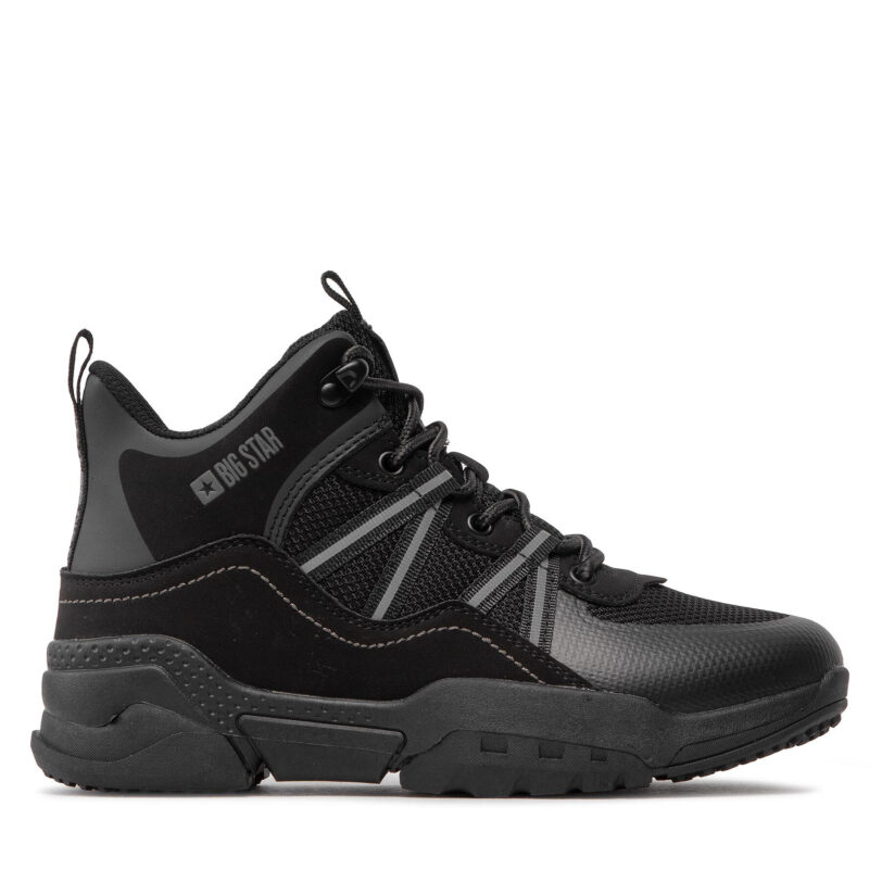 Зимни обувки Big Star Shoes KK274218 Черен цвят на ниска цена