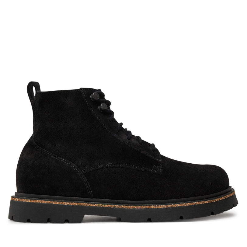 Зимни обувки Birkenstock Highwood Lace Mid M Leve 1028911 Черен цвят на ниска цена