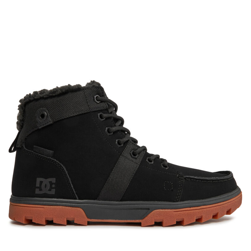 Зимни обувки DC Woodland ADYB700042 Черен цвят на ниска цена