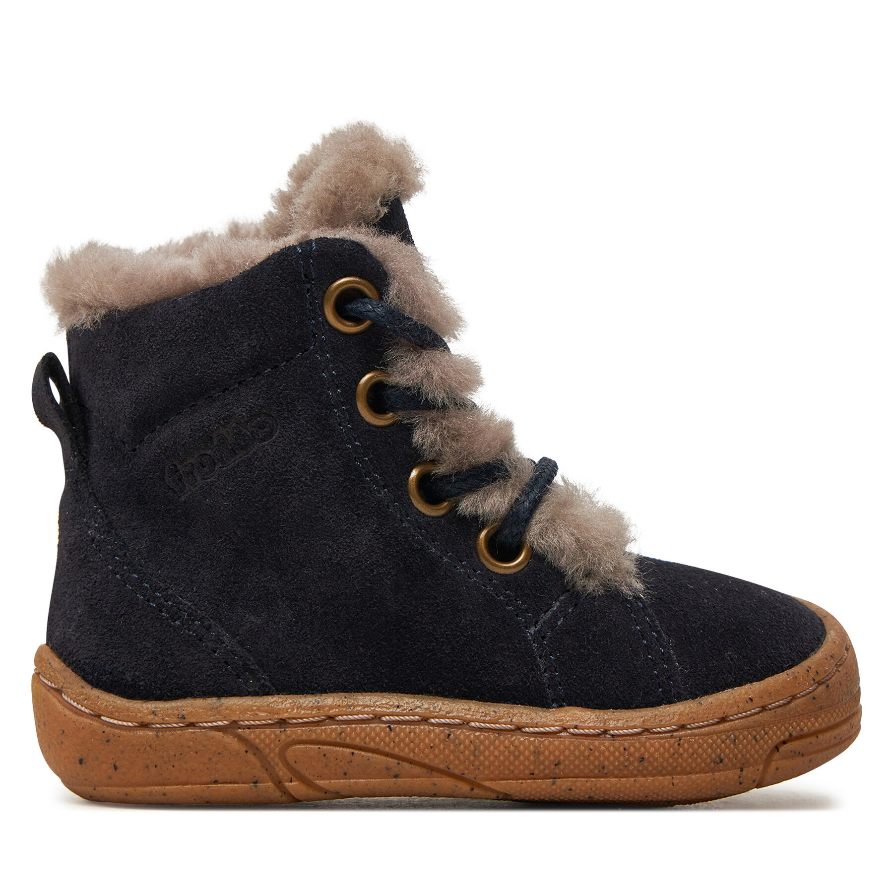 Зимни обувки Froddo Minni Suede Laces G2110140-4 M Син цвят на ниска цена